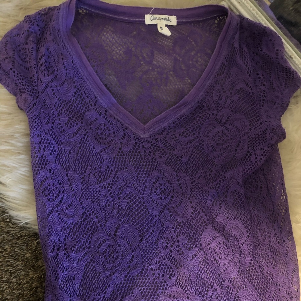 Crochet/knit Aeropostale shirt